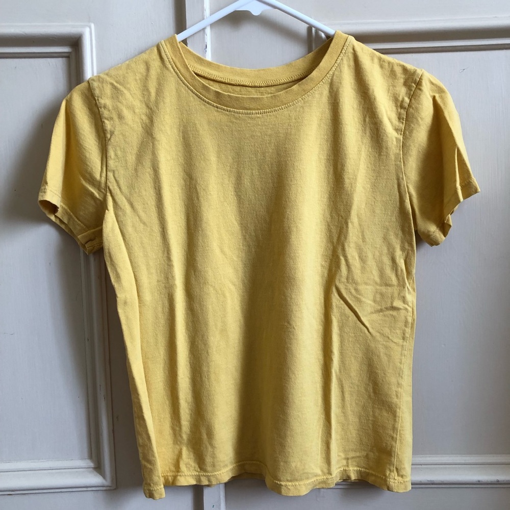 Brandy mustard crop top